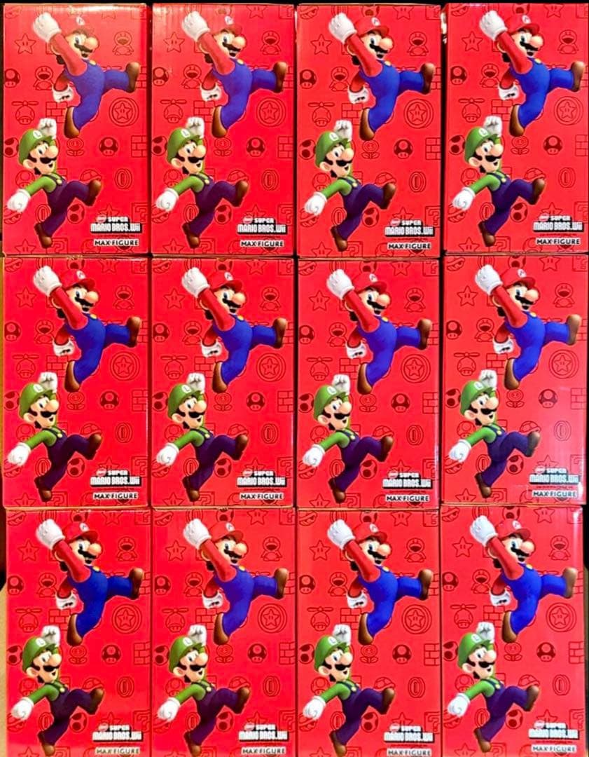 【新品・未開封】12体スーパーマリオブラザーズWiiフィギュア マリオ&ルイージ