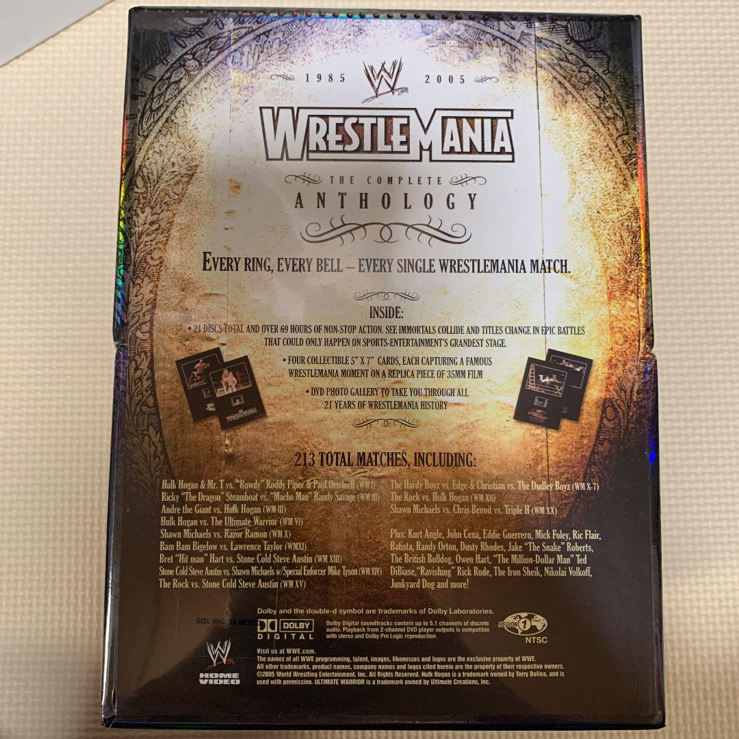 スポーツ・フィットネス WWE Wrestlemania the complete anthology