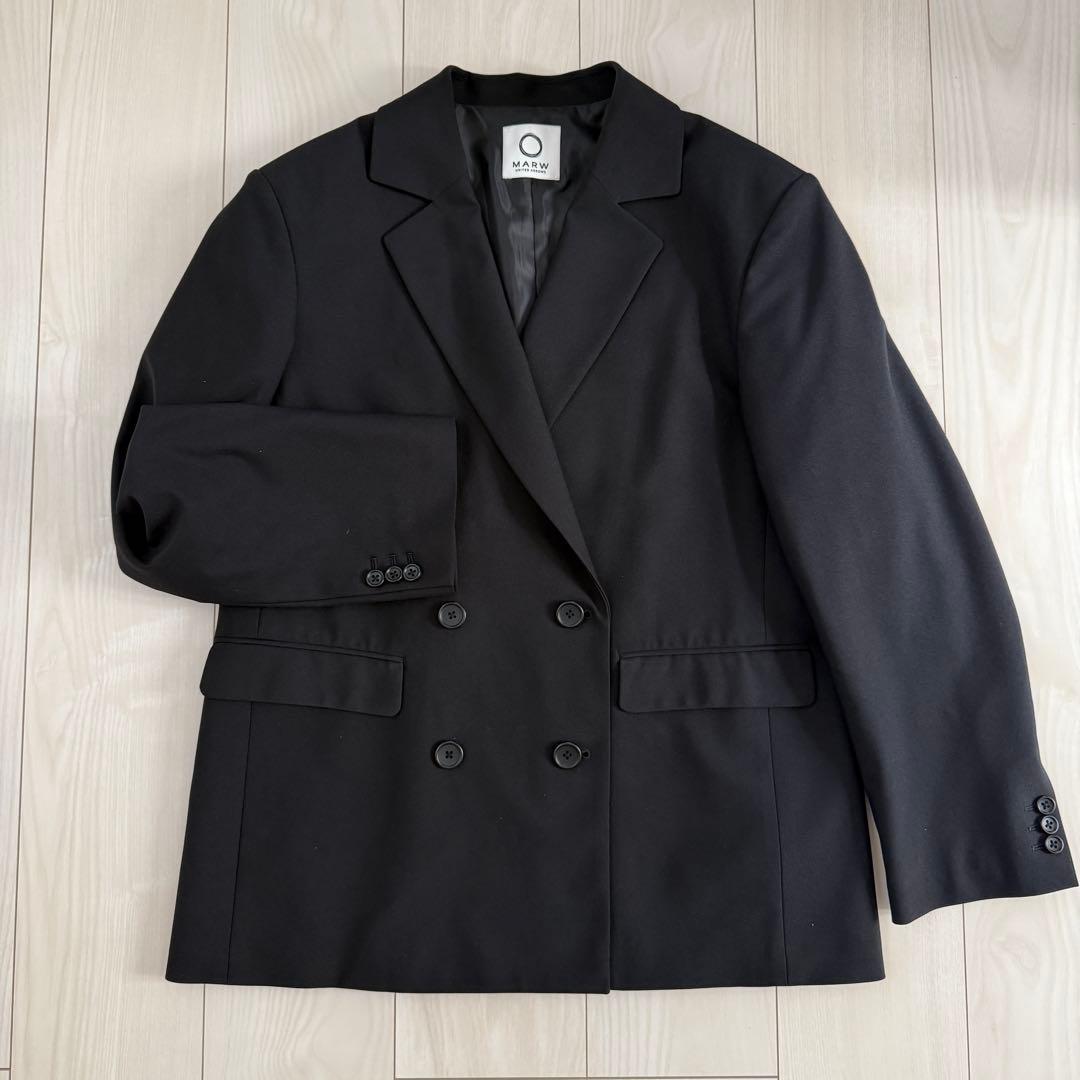 【MARW UNITED ARROWS】ジャージー ダブルジャケット Mサイズ