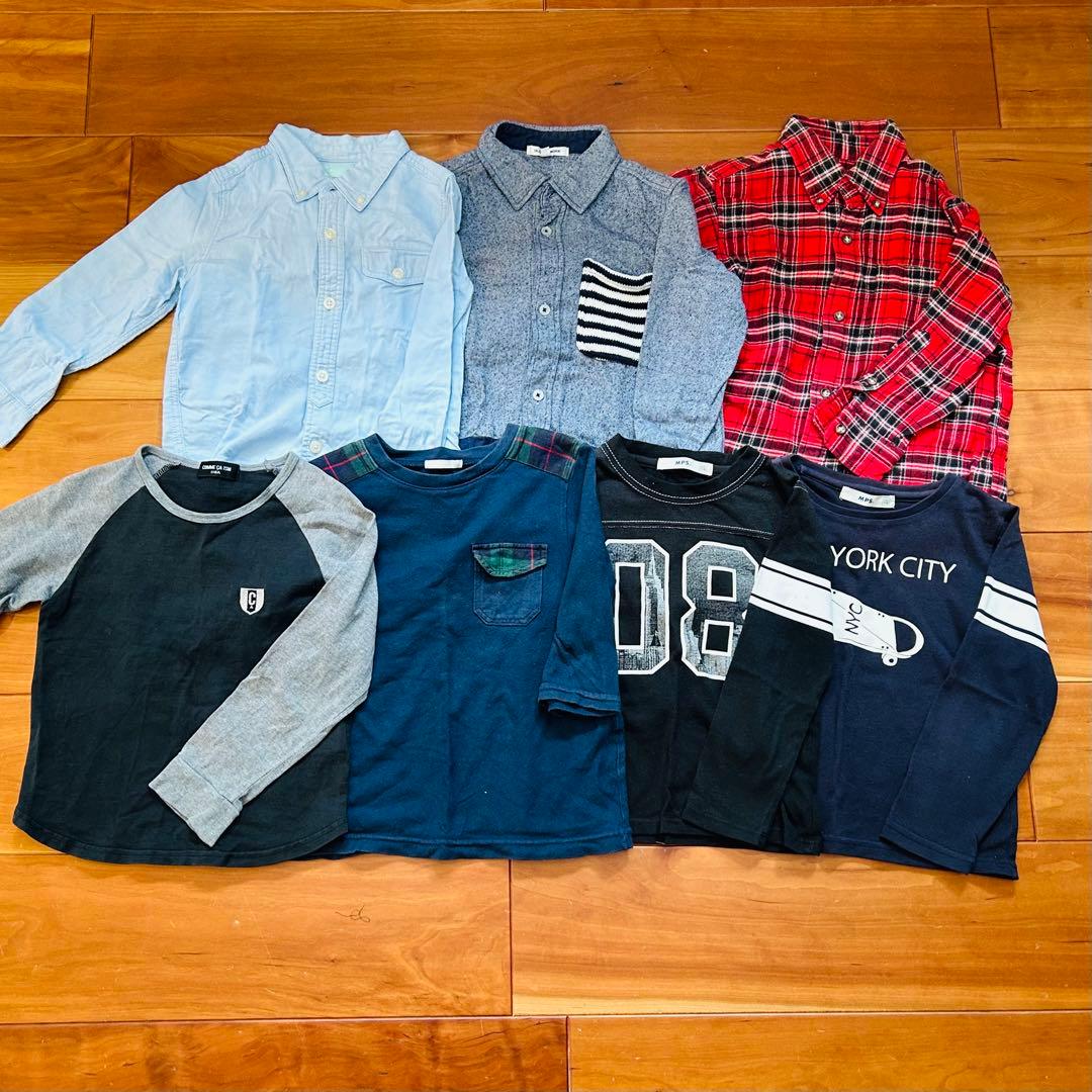 男の子まとめ売り　秋冬　キッズ服セット　トレーナー　シャツ　アウター　ズボン