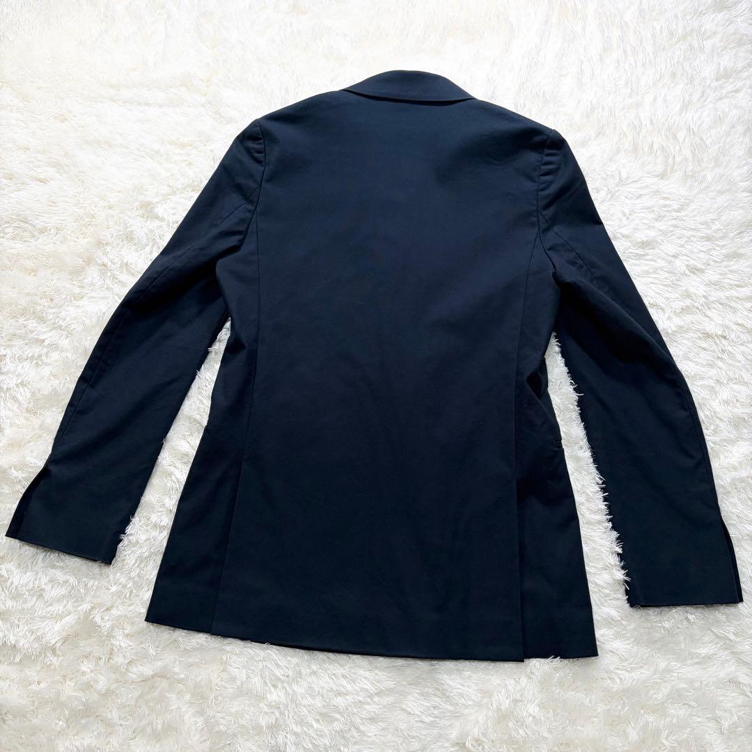 ✨洗える✨PLST プラステ　ダブルブレストブレザー　金ボタン　紺ブレ