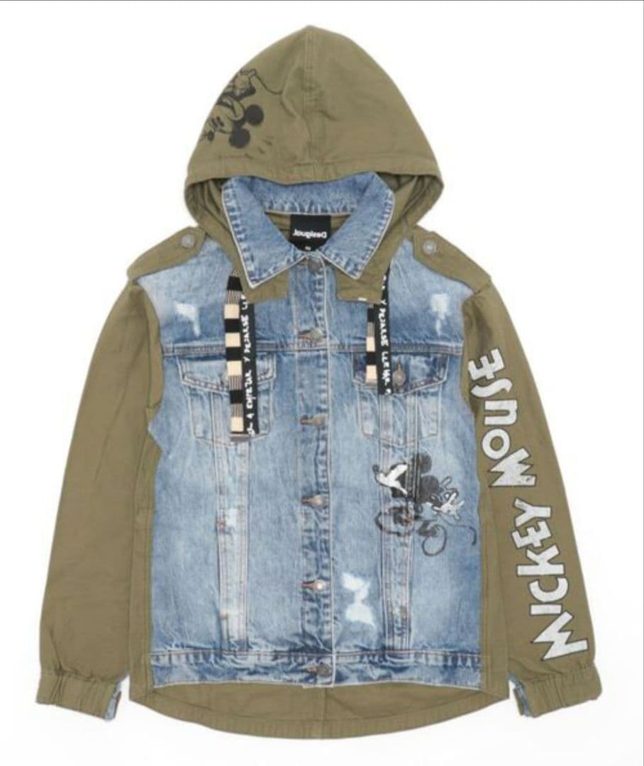 Desigualミッキーマウスモッズジャケット