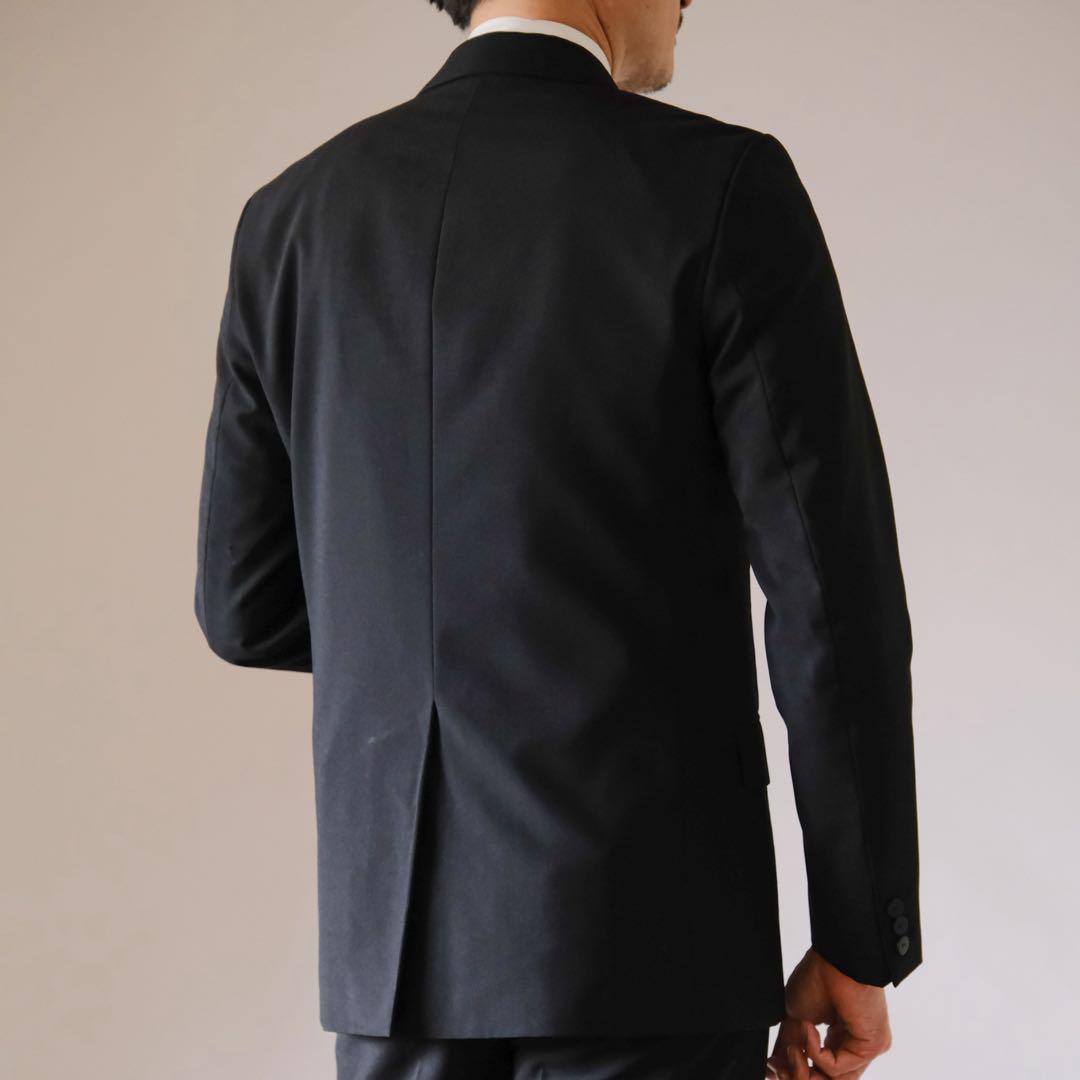 フランス製agnes b.HOMMEアニエスベーフレンチブラックスーツ50/42