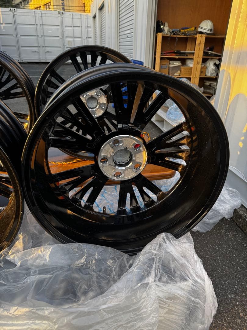 トヨタ 19インチ ブラックスポークホイール 4本セット