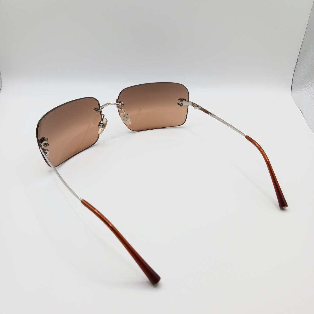 【美品】CHANEL シャネル 4017 ココマーク グラデーション サングラス