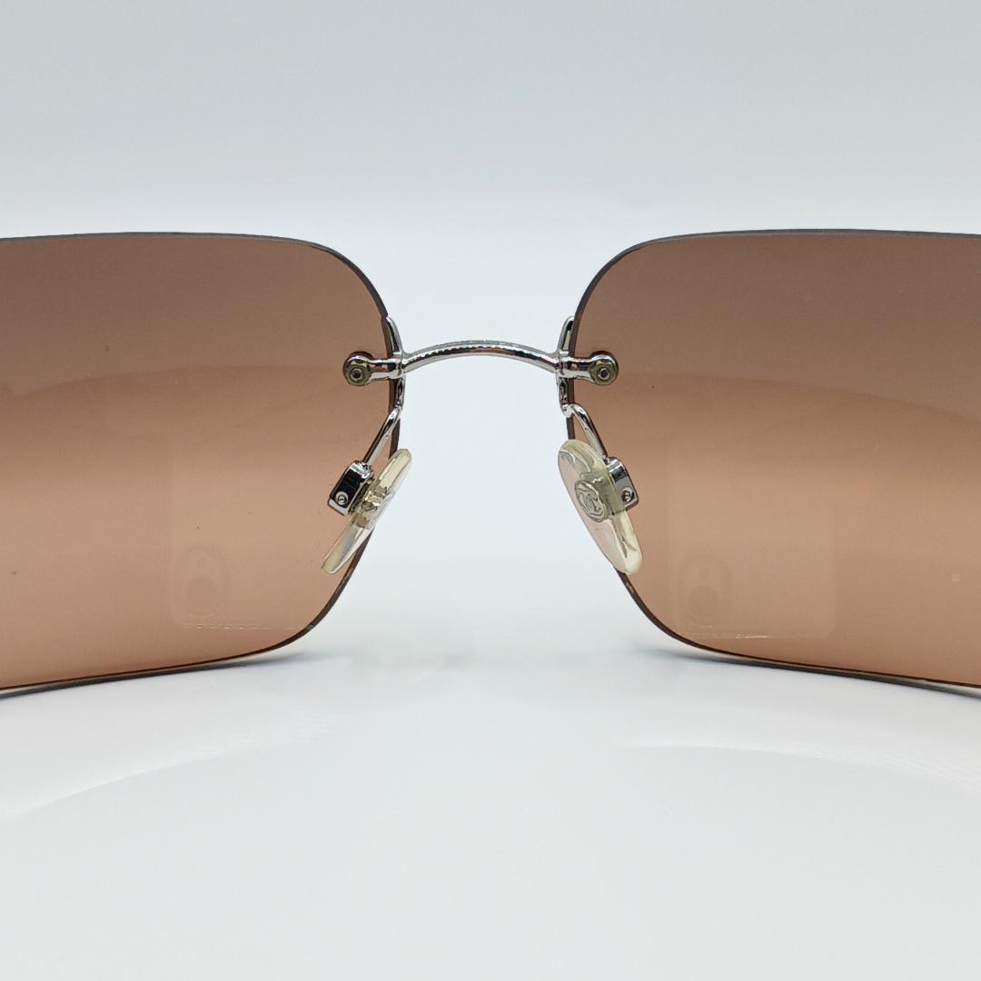 【美品】CHANEL シャネル 4017 ココマーク グラデーション サングラス