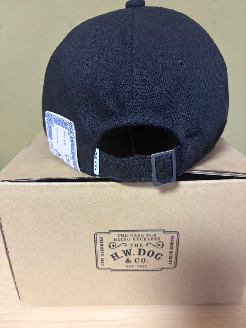 THE H.W.DOG&CO ベースボールキャップ 黒 90s BBCAP