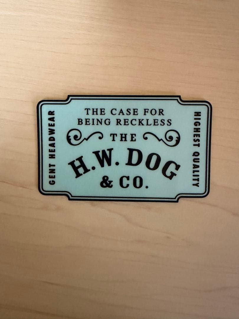 THE H.W.DOG&CO ベースボールキャップ 黒 90s BBCAP