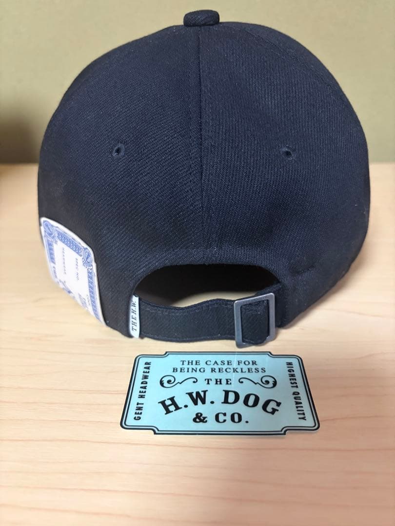 THE H.W.DOG&CO ベースボールキャップ 黒 90s BBCAP