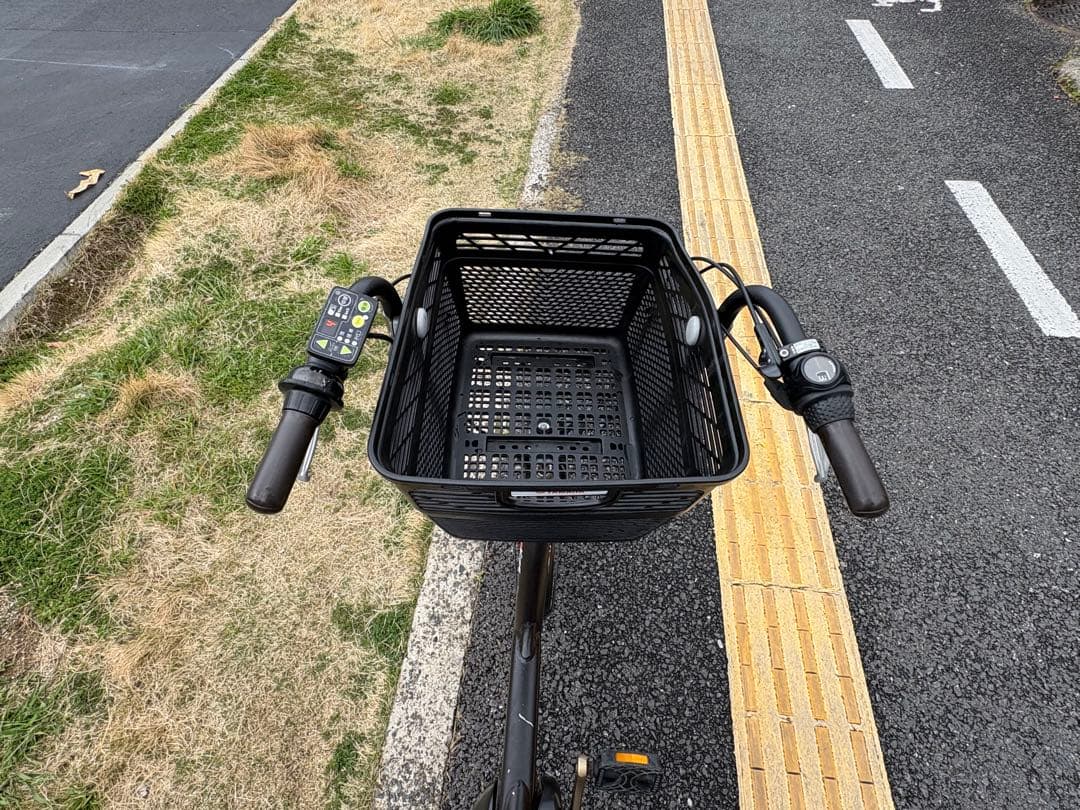 076中古YAMAHA電動アシスト自転車　6.2Ah 大阪