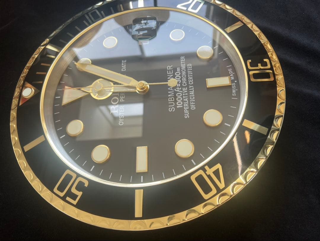 Rolex サブマリーナ　金　掛け時計