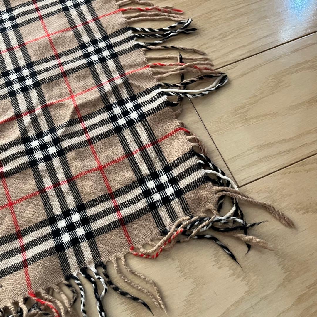 BURBERRY バーバリーズ チェック ウール ストール 膝掛け