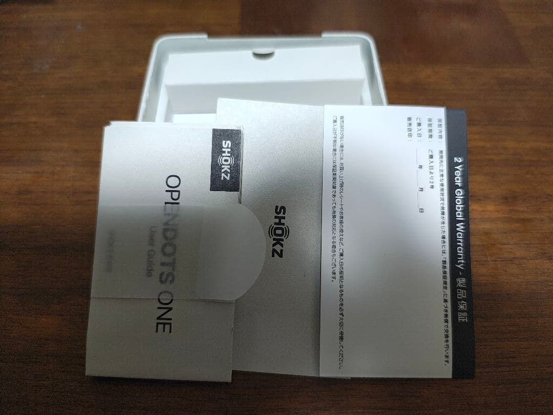 【美品】SHOKZ OPEN DOTS ONE グレー