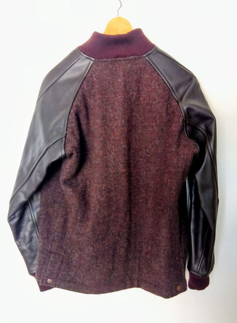 Paul Smith スタジャン ハリスツイード＋牛革　 Lサイズ
