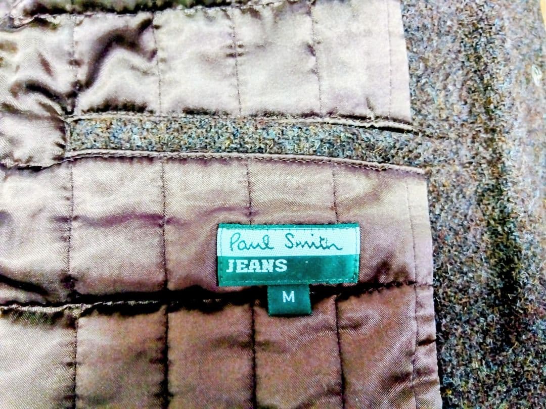 Paul Smith スタジャン ハリスツイード＋牛革　 Lサイズ