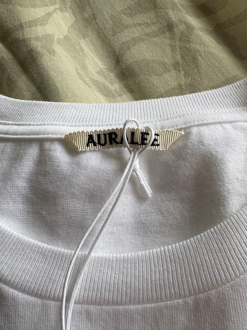 トップス 26S/S AURALEE LUSTER PLATING TEE