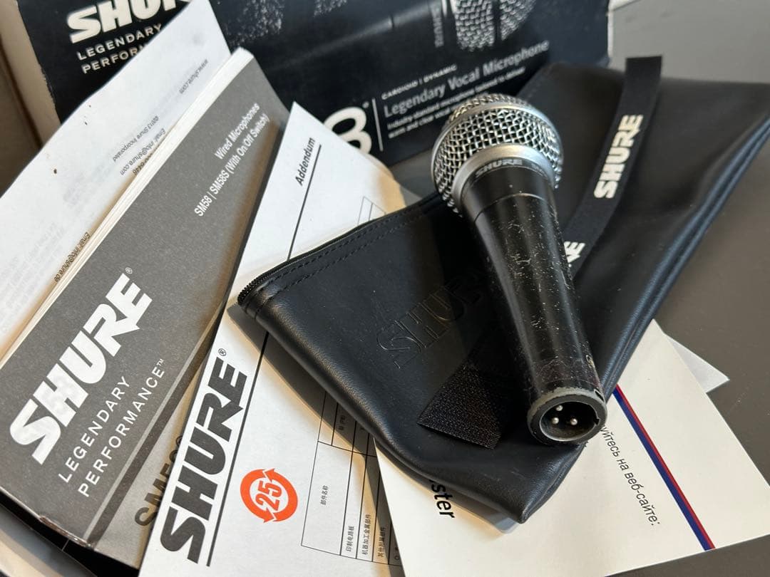 Shure シュアーSM58 ダイナミックマイク