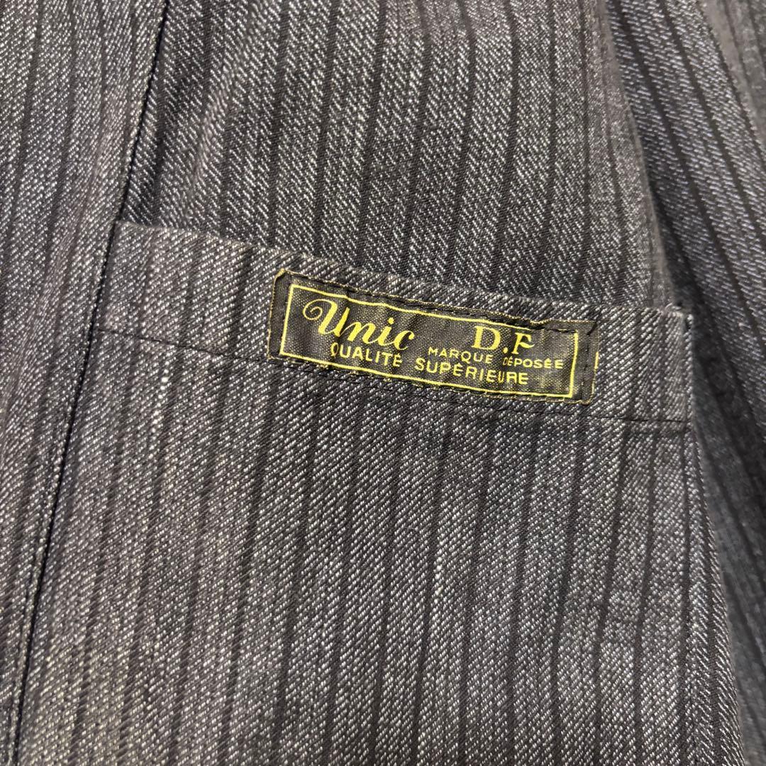 50s Unic D.F マルチストライプ・サックジャケット(ペイント、ユーロ)