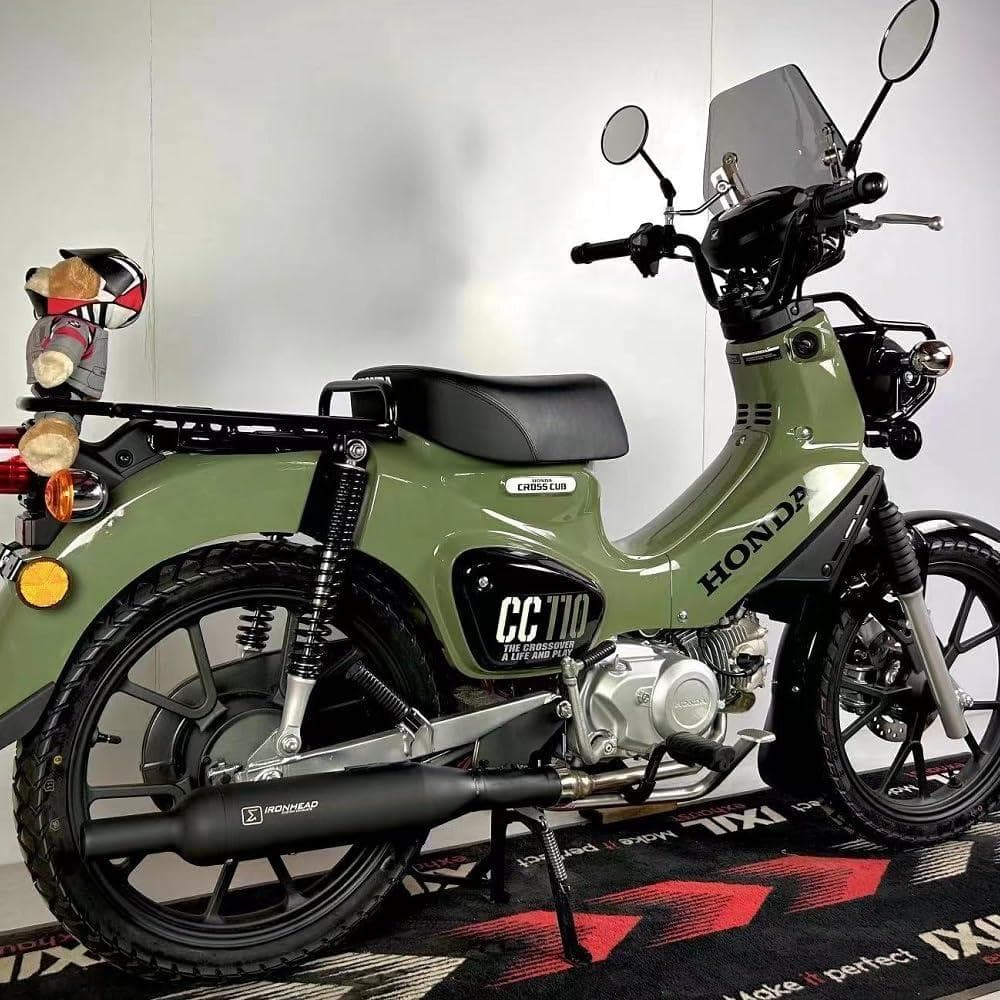ホンダ　クロスカブ 110　フルエキ　マフラー【新品】IRONHEAD