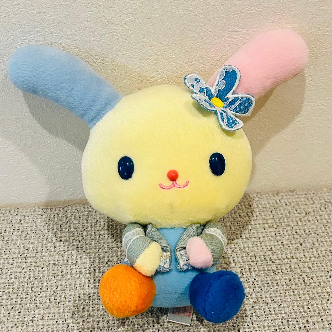 2007年 平成当時品 激レアデニム サンリオ ウサハナ ぬいぐるみ
