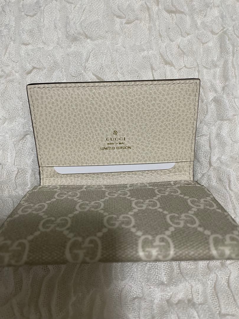 【GUCCI】 新品未使用 ダブルGバイカラーカードケース