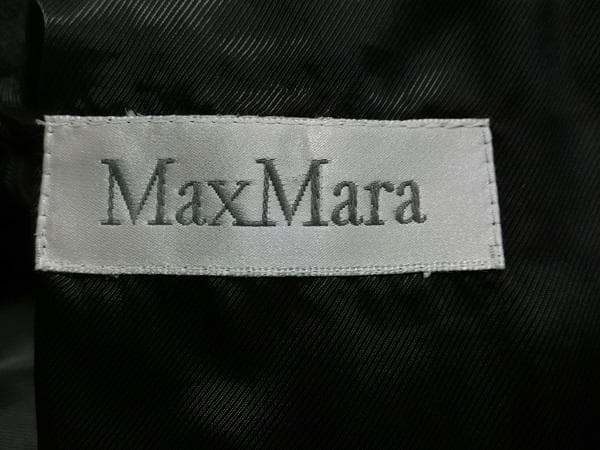 イタリア製　白タグ　Max Mara　ロング　ガウンコート　グレー　３８