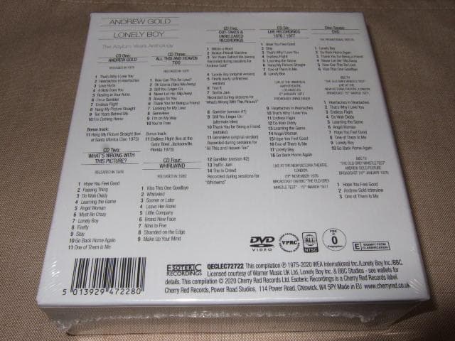 ANDREW GOLD, BOX, 6CD+DVD,新品, AOR,