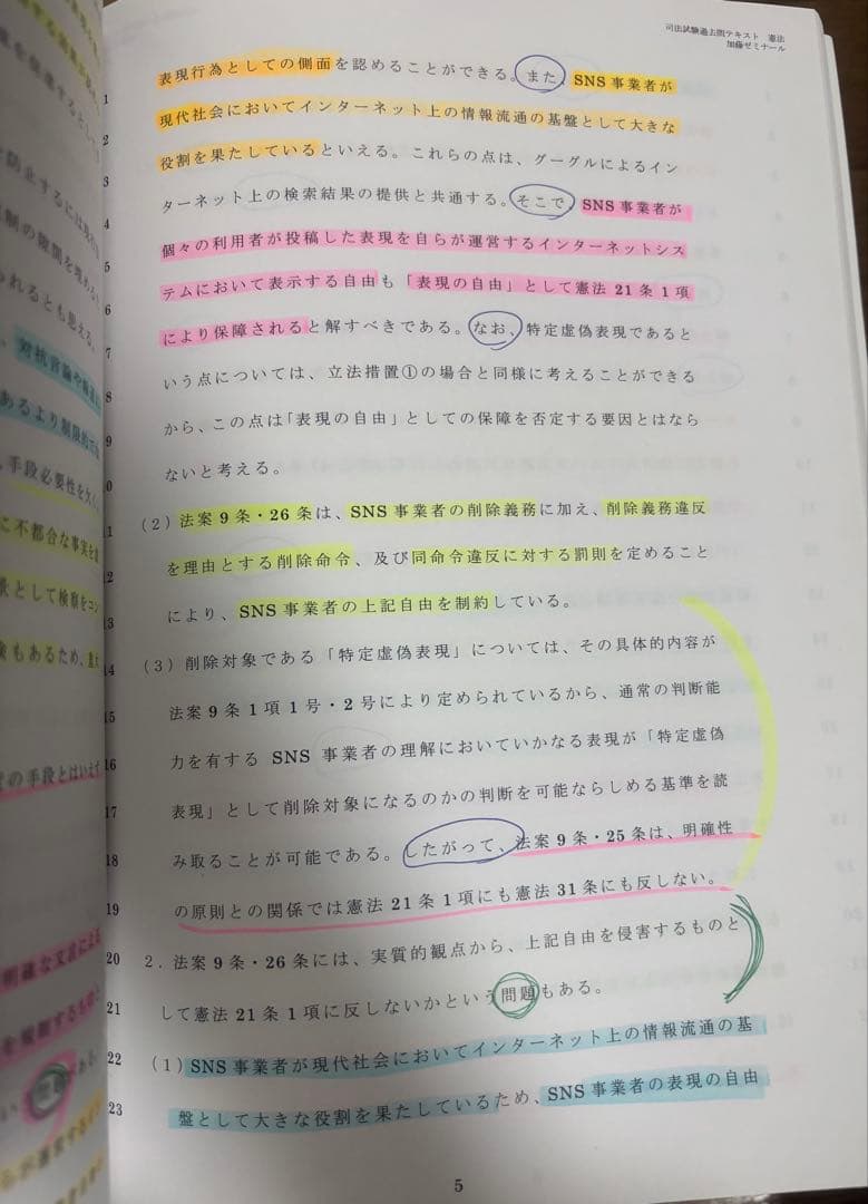 【加藤ゼミナール】司法試験過去問テキスト　基本7科目