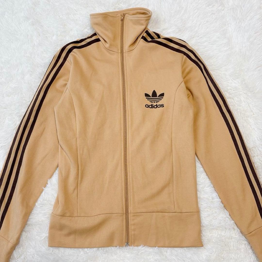【adidas】 アディダス 00s トラックジャケット キャメル M ジャージ