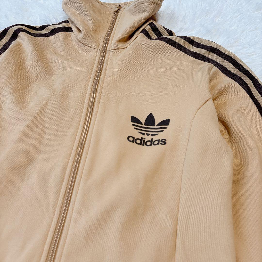 【adidas】 アディダス 00s トラックジャケット キャメル M ジャージ