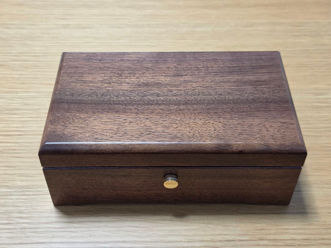 【美品】Sankyo ORPHEUS 50 カノン ウォルナットオルゴール日本製