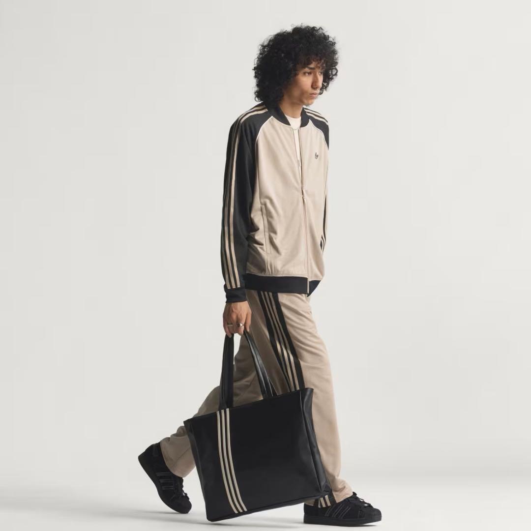 上下セット adidas ルーズ メッシュ トラックトップ/パンツ