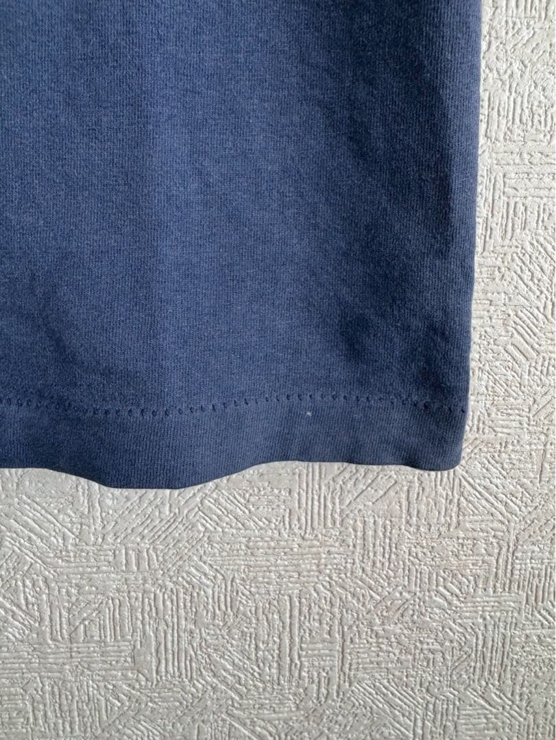 y*f様 old Stussy スカル刺繍 Tシャツ L ネイビー