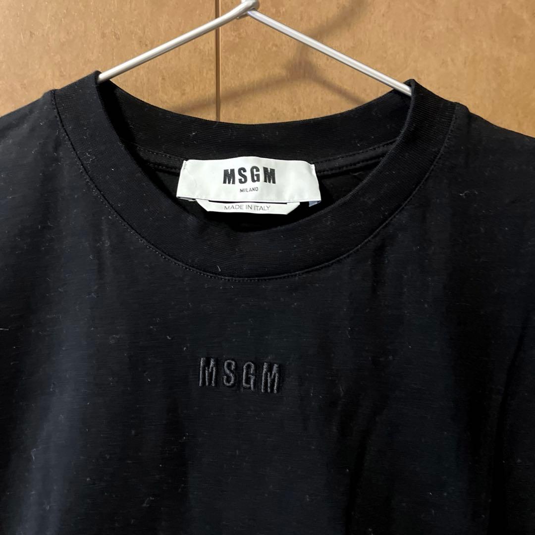【MSGM】ペプラムヘム Tシャツ