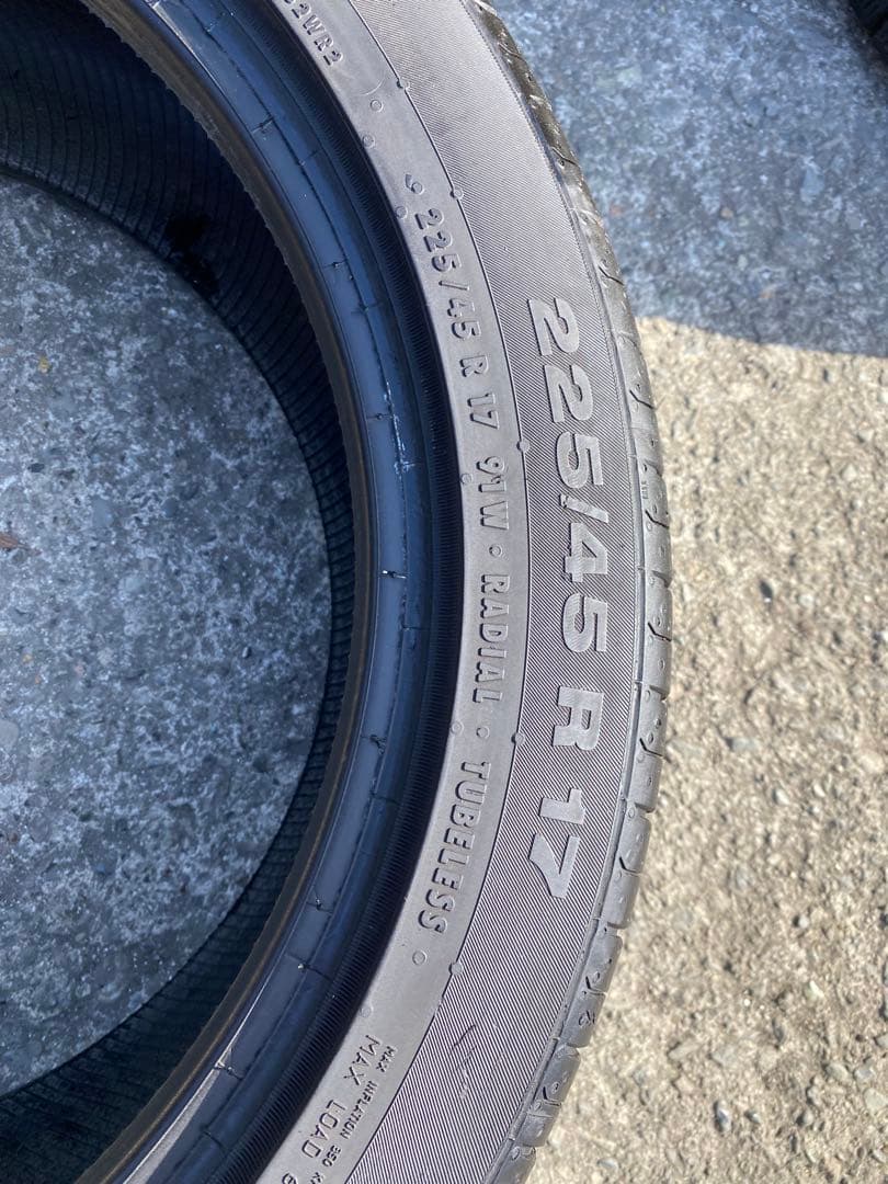 CONTINENTAL 225/45/17 4本セット2020年製送料込み