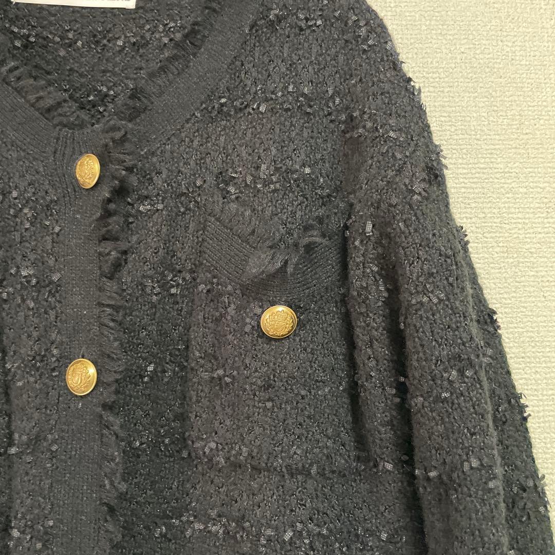 美品 定価3.5万円❤️ウィムガゼット ツイードニットジャケット⭐️送料無料