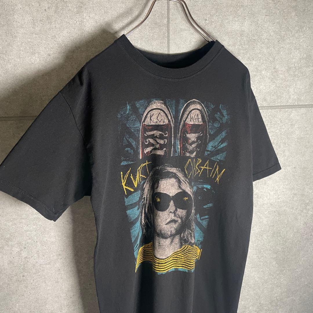 カート・コバーン　半袖　Tシャツ　ニルヴァーナ　NIRVANA　追倬　バンT