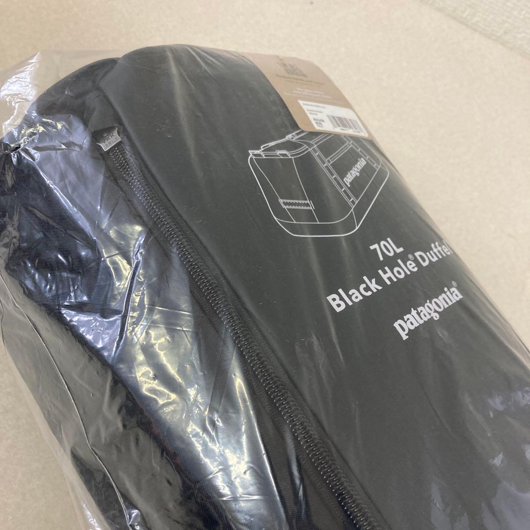 週末値下げ！【新品未使用】patagonia ブラックホールダッフル70L 黒