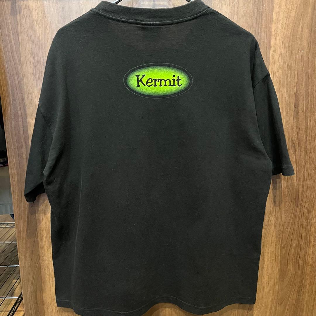 I*す様 90s Kermit カーミット BLACK OUT Tシャツ XL