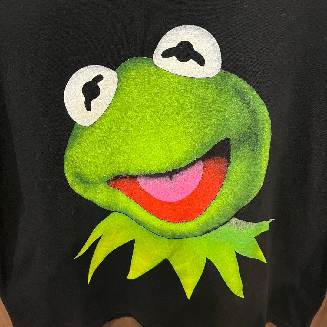 I*す様 90s Kermit カーミット BLACK OUT Tシャツ XL