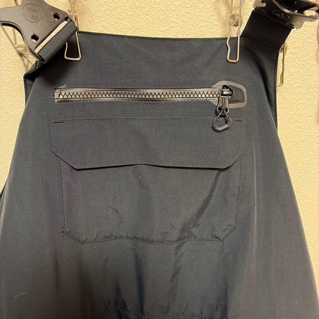 VOLCOM ゴアテックス ビブパンツ US-S ブラック スノーボードウェア