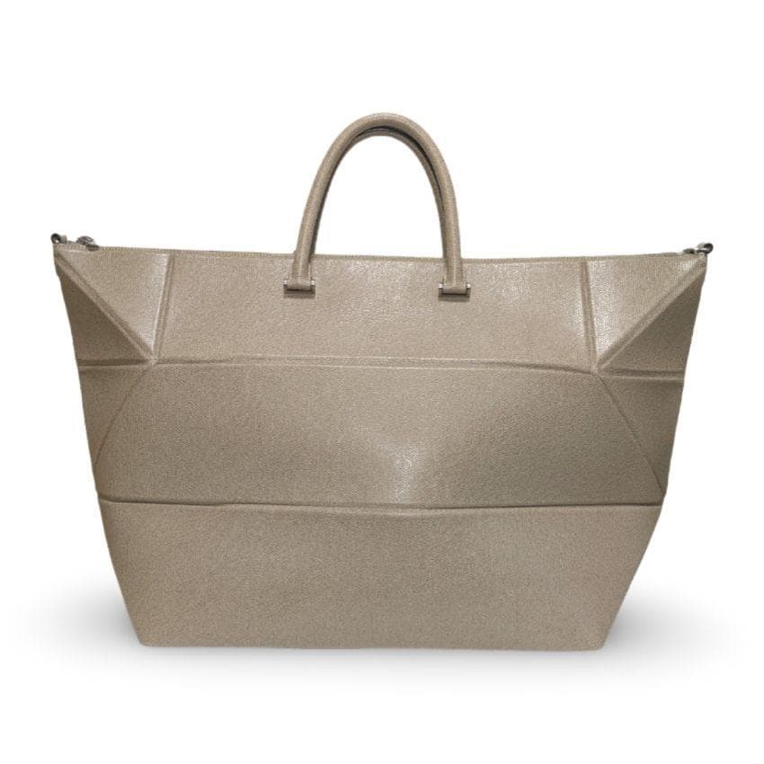 【極美品】定価¥65万円Valextra　フォールディングトート　ポリへドラル