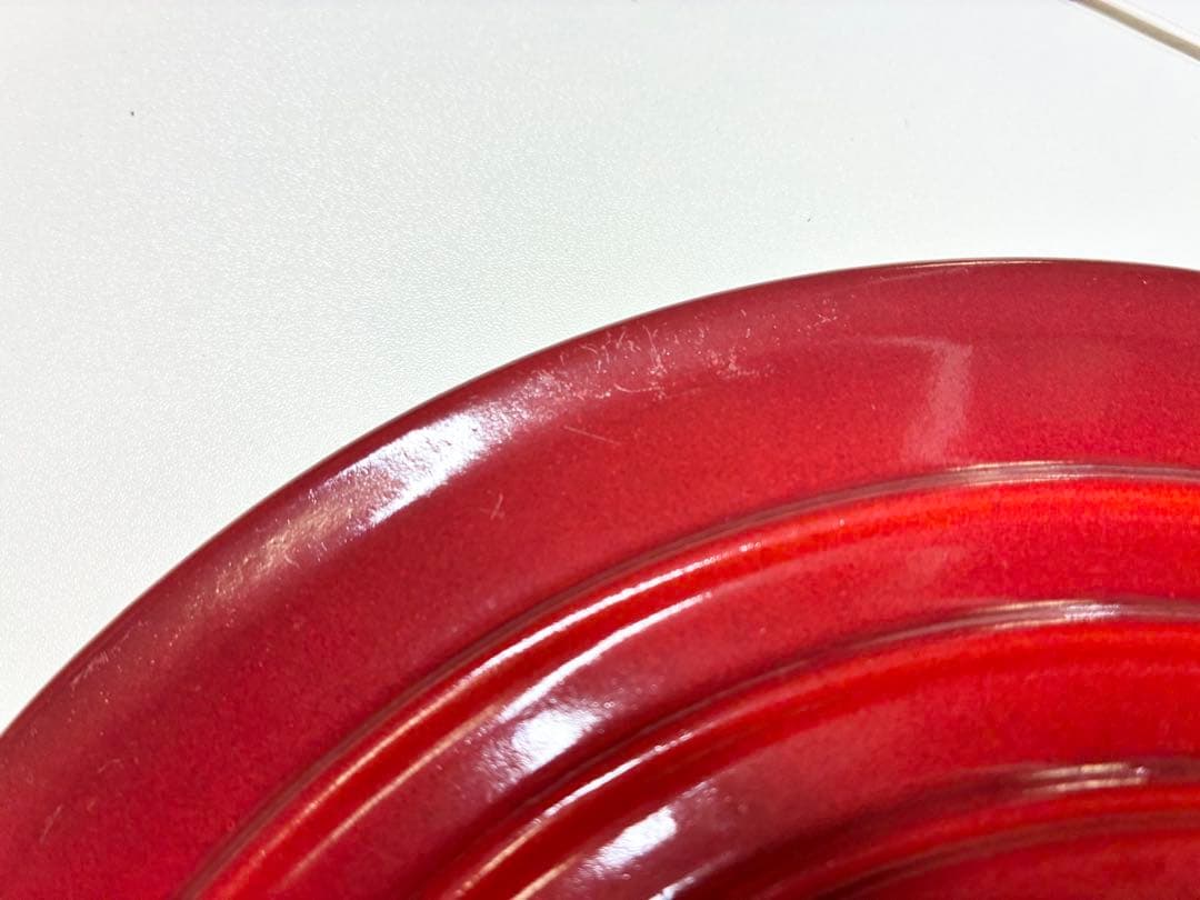 ふくしょう LE CREUSETココットロンド 22CM チェリーレッド赤