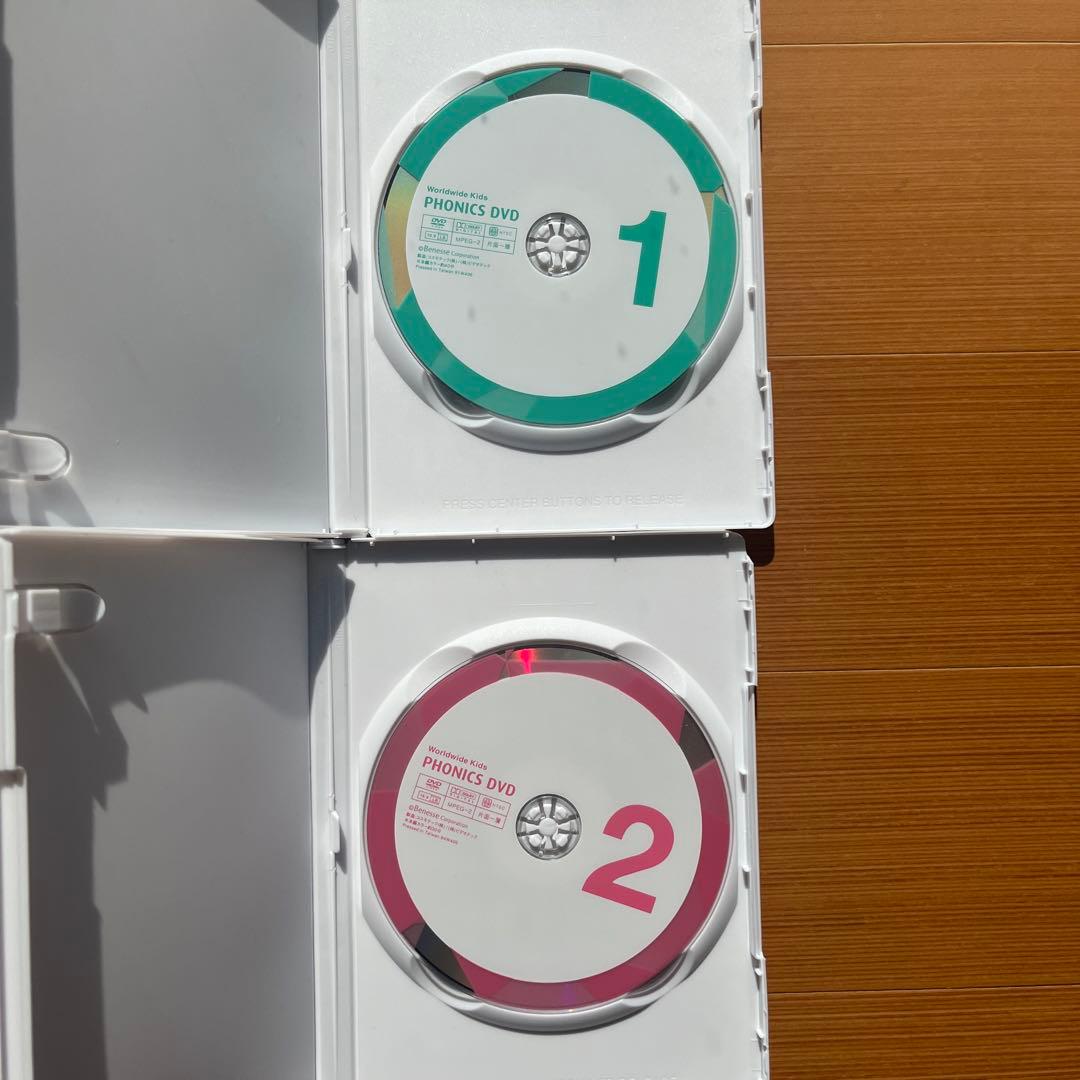 ワールドワイドキッズ　フォニックス DVD1～4 巻セット