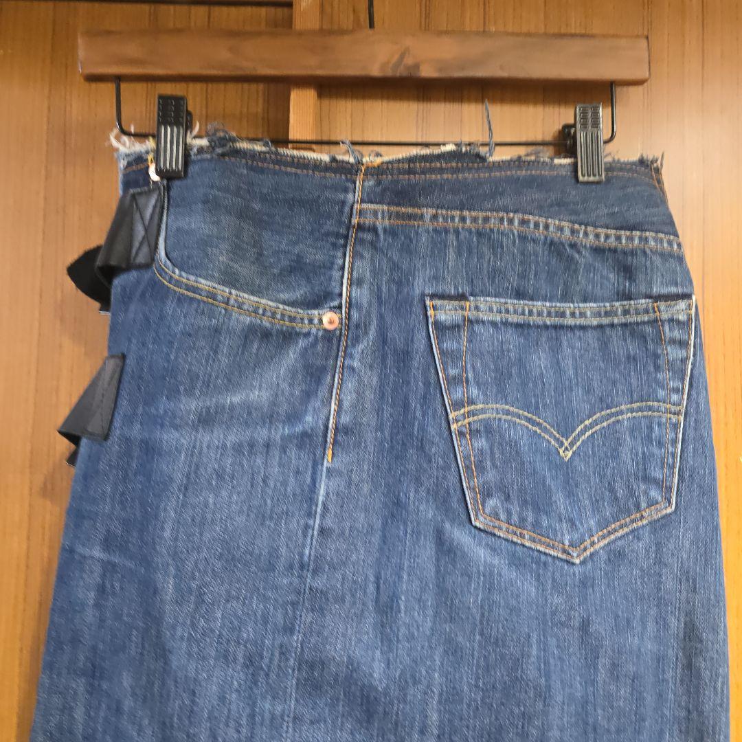 RebuildbyNeedles501WrapSkirtデニムスカートロフトマン