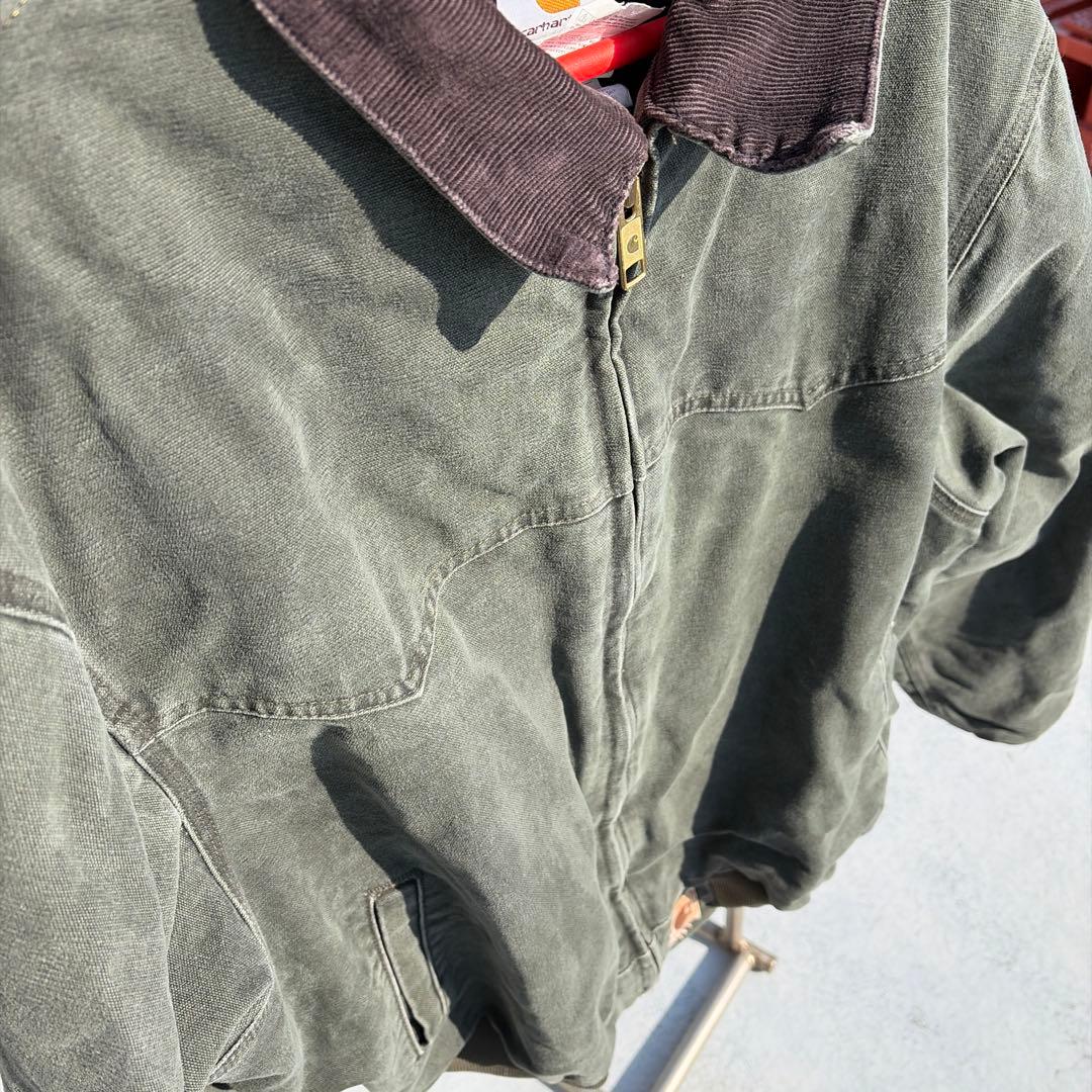 希少カラー【carhartt】サンタフェジャケット MOS モスグリーン