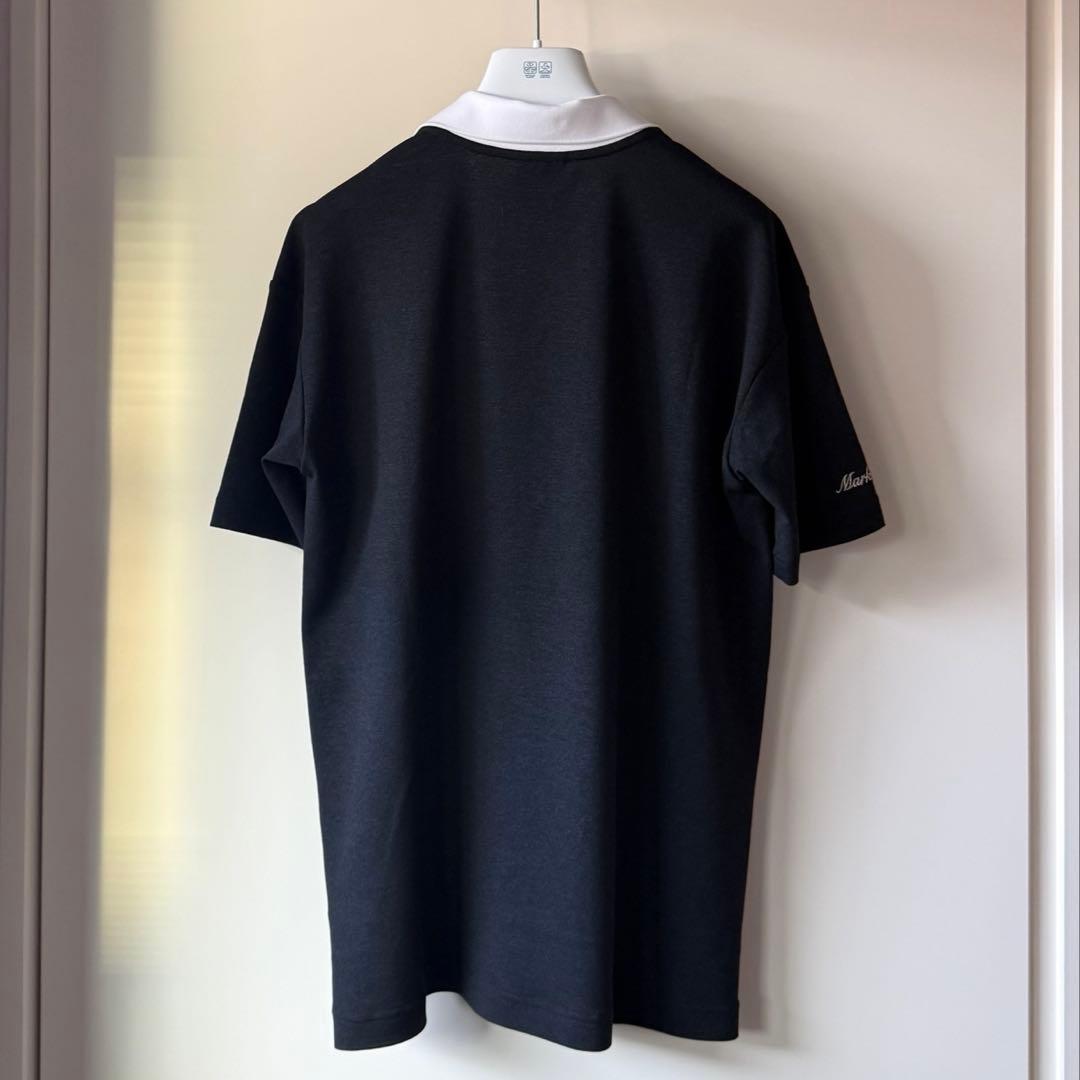 新品 ★ MARK&LONA ポロシャツ ブラック マーク&ロナ 国内正規品
