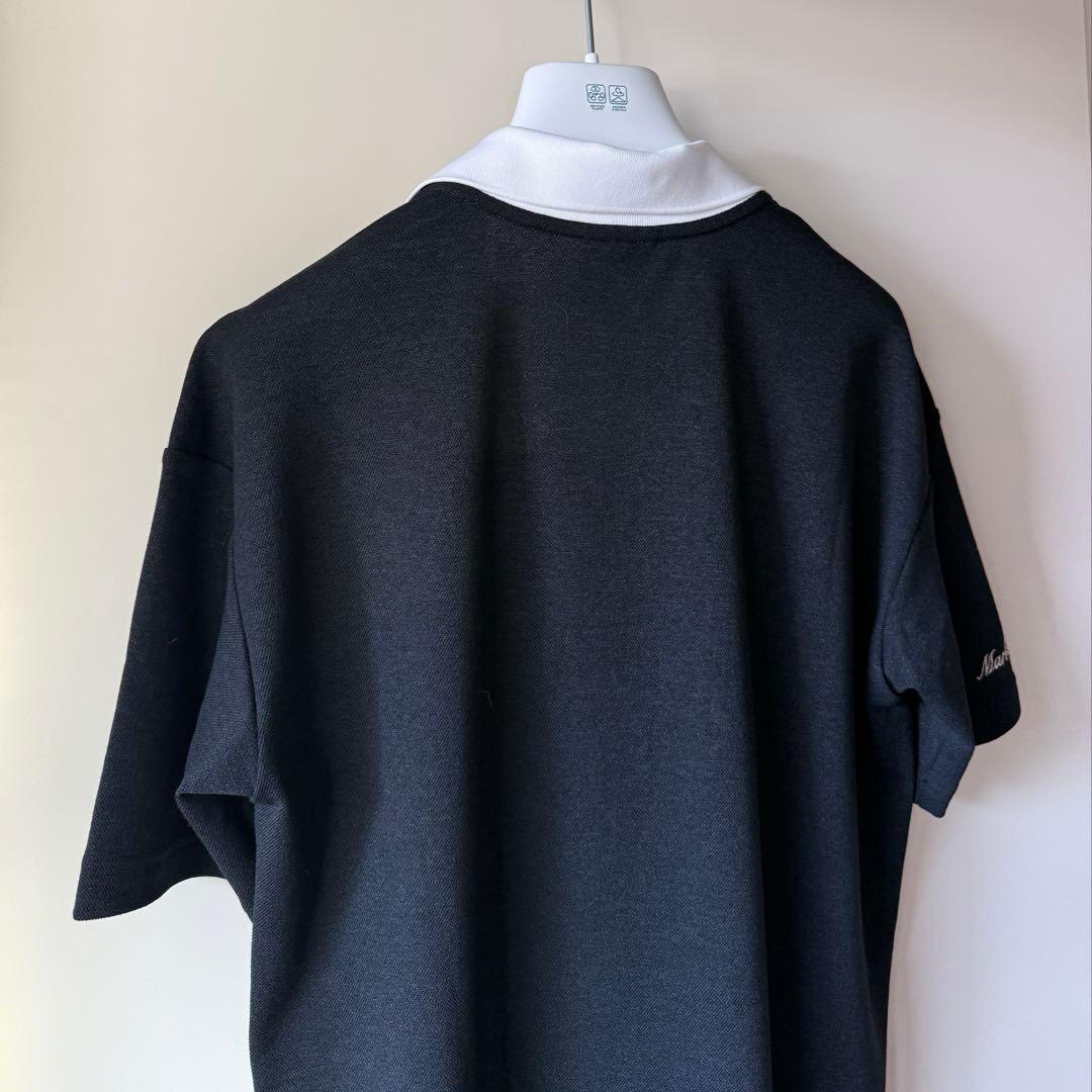 新品 ★ MARK&LONA ポロシャツ ブラック マーク&ロナ 国内正規品