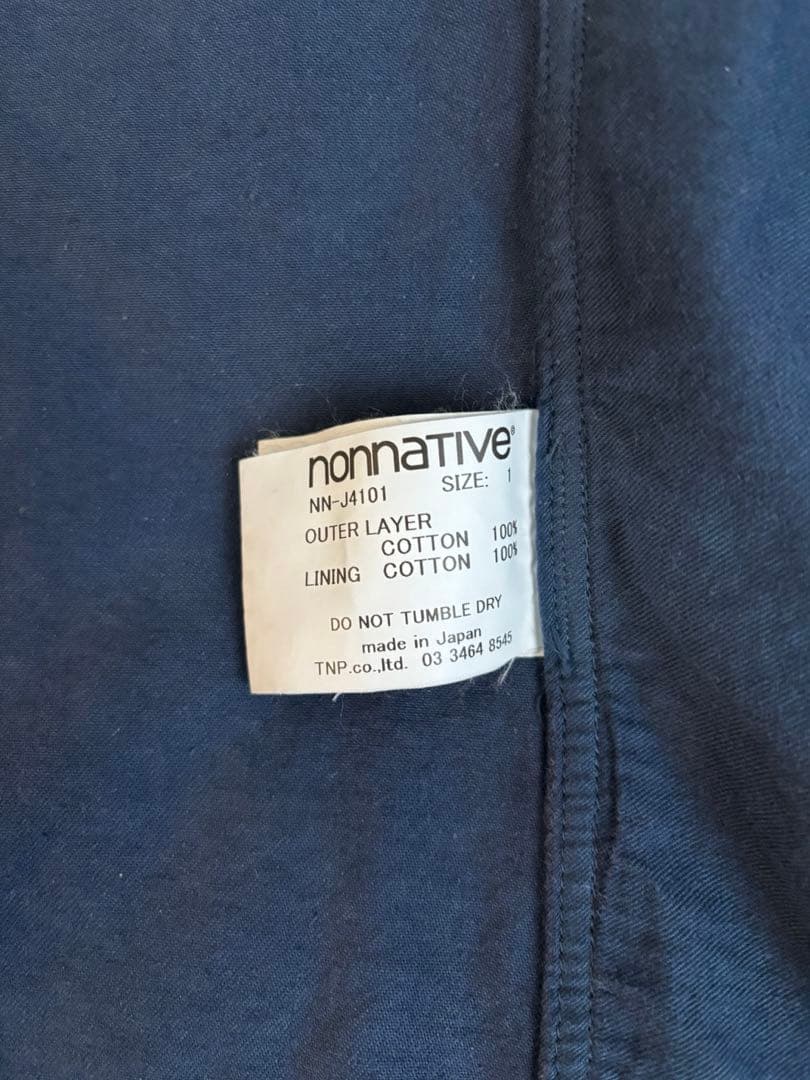 ジャケット・アウター nonnative DWELLER JACKET COTTON CHINO
