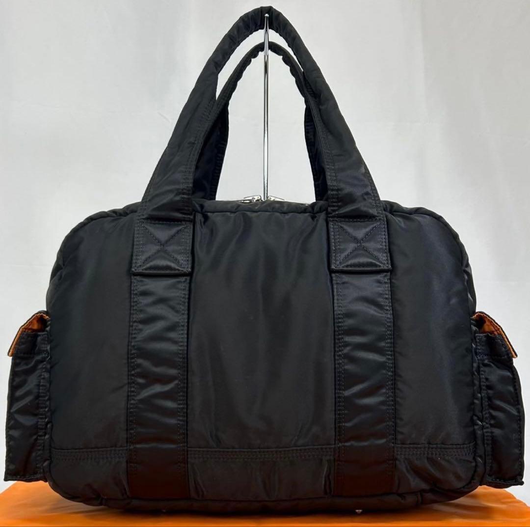 極美品 PORTER タンカー　ダッフルバッグ　S ブラック